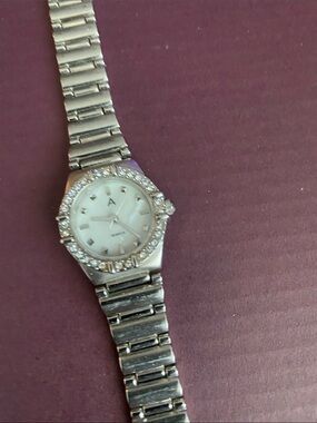 Silver Crystal-Accent Women's Quartz Watch